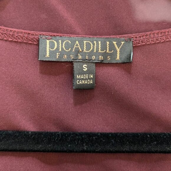 🍁Vintage Picadilly Fashions Red Sheath Dress - Picture 8 of 8